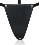 G-String Faux Leather Bikini Panty Her Fetish